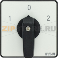 Переключатель, контакты: 8, 63 A, передняя панель: 1-0-2, 60°, с фиксацией Eaton T5B-4-8213/E