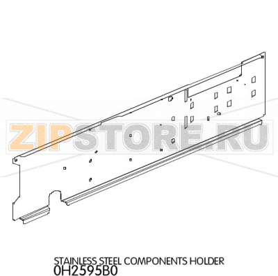 Stainless steel components holder Unox XVC 704 Stainless steel components holder Unox XVC 704Запчасть на деталировке под номером: 13Название запчасти на английском языке: Stainless steel components holder Unox XVC 704