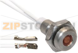 VOYANT LED AMBRE ø6mm 230V 