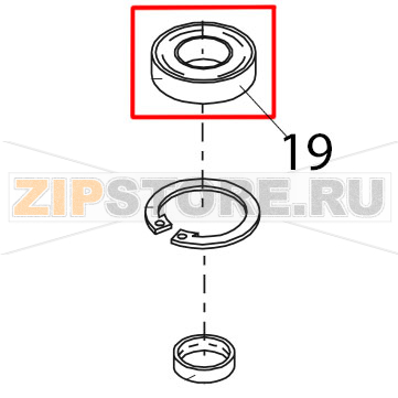 Ball bearing f/30m, 6011 2RS1C Bear Varimixer AR80 VL-1S Ball bearing f/30m, 6011 2RS1C Bear Varimixer AR80 VL-1SЗапчасть на деталировке под номером: 19