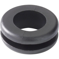 Зажим кабельный 8 мм, черный, 1 шт HellermannTyton HV1208-PVC-BK-M1