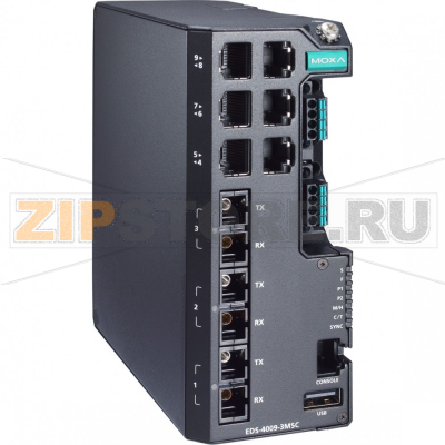Коммутатор MOXA EDS-4009-3MSC-LV 