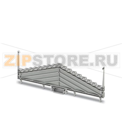 Концевая крышка Phoenix Contact D-ZRV 8 Длина: 225 мм, Ширина: 7,6 мм, Цвет: cерый.Минимальный заказ: 10 шт.Упаковка: 10 шт.