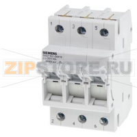 РАЗЪЕДИНИТЕЛЬ MINIZED D01 16A 400V 3P ДЛЯ ПРЕДОХРАНИТЕЛЕЙ 2-16A Siemens 5SG7631-0KK06
