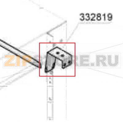 Upper rinse arm bracket Comenda AC2 Upper rinse arm bracket Comenda AC2Запчасть на деталировке под номером: 332819Название запчасти Comenda на английском языке: Upper rinse arm bracket Comenda AC2