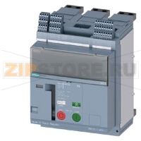 fixed-mounted non-automatic air circuit breakers 3-pole, frame size 0, IEC In=1250A to 690V, 50/60Hz AC Icu=66kA at 415V Icu=50kA at 500V Icu=50kA at 690V without electronic trip units with RTC and  4Aux aux switches rear horizontal connection Siemens 3WL
