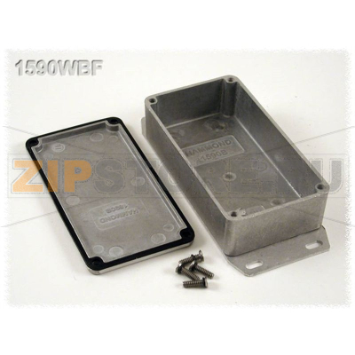 Корпус алюминиевый 111.5x59.5x31 мм, серый, 1 шт Hammond 1590WBF 