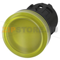 ЭЛЕМЕНТ СВЕТОВОГО ИНДИКАТОРА С ЖЁЛТЫМ РАССЕИВАТЕЛЕМ, 22MM, КРУГЛ., ПЛАСТИК, РАССЕИВАТЕЛЬ МАТОВЫЙ, С ГРАВИРОВКОЙ ЛАЗЕРОМ, НАЧАЛО С ТРОКИ - ВЕРХНИЙ РЕГИСТР, ДАЛЕЕ - НИЖНИЙ РЕГИСТР Siemens 3SU1001-6AA30-0AA0-Z&nbsp;Y10