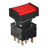 Выключатель кнопочный, Ø отверстия: 16 мм Autonics S16PRT-H4R2C5