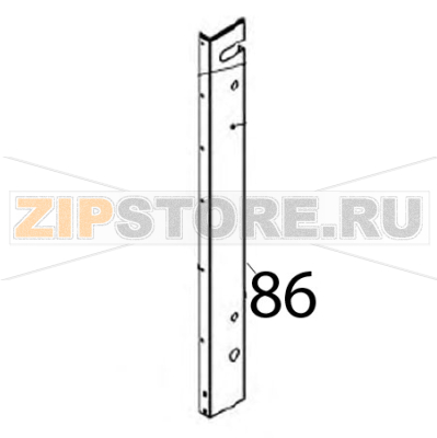 Profilo DX per schiena Vortmax DDM 660 Profilo DX per schiena Vortmax DDM 660Запчасть на деталировке под номером: 86