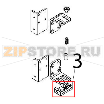 Hinge bracket Angelo Po FC1011G Hinge bracket Angelo Po FC1011GЗапчасть на деталировке под номером: 3
