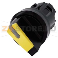 АКТУАТОР ПОВОРОТНОГО ПЕРЕКЛЮЧАТЕЛЯ С ВОЗМОЖНОСТЬЮ ПОДСВЕТКИ, 22MM, КРУГЛ., ПЛАСТИК, РУКОЯТКА КОРОТКАЯ ЧЁРНАЯ С ЖЁЛТОЙ ВСТАВКОЙ, 2 КОММУТАЦИОННЫХ ПОЛОЖЕНИЯ: O-I, С ФИКСАЦИЕЙ, УГОЛ ПОВОРОТА РУКОЯТКИ 90 ГРАД.: 10:30Ч. /13:30Ч., С ГРАВИРОВКОЙ ЛАЗЕРОМ, ВЕРХНИЙ