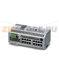 Компактный управляемый коммутатор Ethernet с 16 портами RJ45 Phoenix Contact FL SWITCH MCS 16TX