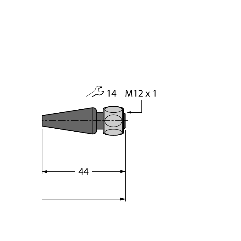 Кабель TPE Turck RKH4.4-20-RKH4.4/TFG 