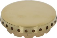 BURNER CAP PRINTED BRASS POLISHED
