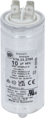 Capacitor 10Mf 220V Ul Vm 