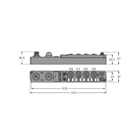 Модуль ввода/вывода для CANopen Turck SCOL-0404D-1004