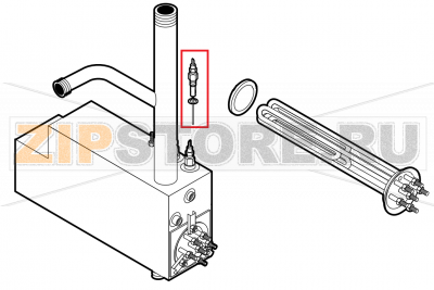 Steam generator level probe Lainox ME061T   Steam generator level probe Lainox ME061TЗапчасть на сборочном чертеже под номером: 12Название запчасти на английском&nbsp;языке: Steam generator level probe Lainox ME061T