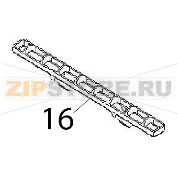 Flue guard Angelo Po 1G1PE1E Flue guard Angelo Po 1G1PE1EЗапчасть на деталировке под номером: 16