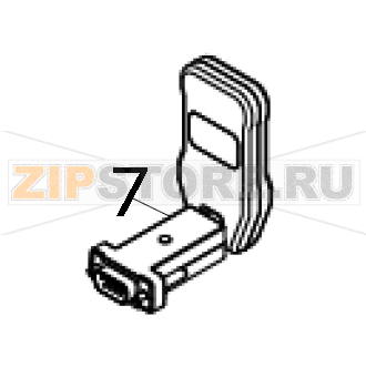 Bluetooth-модуль внешний TSC TC200 Модуль Bluetooth внешний для RS-интерфейса для принтера TSC TC200Запчасть на деталировке под номером: 7