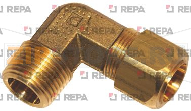 КОЛЕНЧАТЫЙ ФИТИНГ 3/8&quot; ГАЗОВЫЙ 