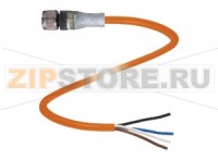 Кабель датчика-исполнительного устройства Female connector V1-G-E8W-OR3M-POC Pepperl+Fuchs