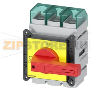 ГЛАВНЫЙ КОНТРОЛЬНЫЙ ВЫКЛЮЧАТЕЛЬ 3-ПОЛЮСА FRONT MOUNTING FOUR-HOLE MOUNTING ROTARY ACTUATOR BLACK Siemens 3LD2305-0TK13 