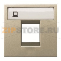 Накладка для одного суппорта/разъёма, шампань ABB 2CLA221810N1901