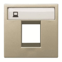 Накладка для одного суппорта/разъёма, шампань ABB 2CLA221810N1901