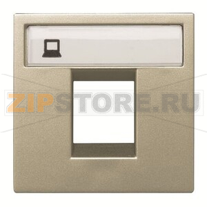 Накладка для одного суппорта/разъёма, шампань ABB 2CLA221810N1901 