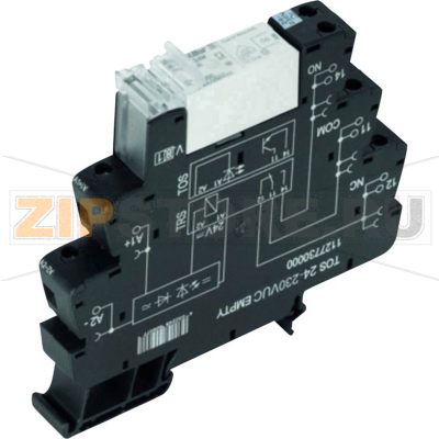Реле согласующее 120 В UC, 1 перекидной контакт (AgNi) Weidmüller TRS 120 