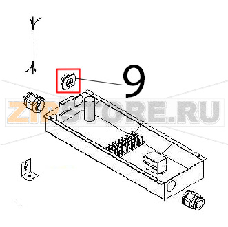 Cable clamp Angelo Po DS31 Cable clamp Angelo Po DS31Запчасть на деталировке под номером: 9