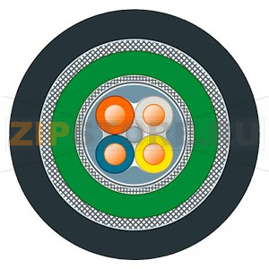 IE robust ground cable 2x2; Cat5e; PROFINETN Type C; Underground laying cable; 4-core shielded with rodent protection; sold by the meter; delivery unit max. 1000 m; Minimum order 20 m Siemens 6XV1871-2N 