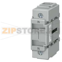 N-/PE-КОНТАКТ ДЛЯ МОНТАЖНОГО ОСНОВАНИЯ ДО 32A (ПРИНАДЛЕЖНОСТЬ ДЛЯ ПЕРЕКЛЮЧАТЕЛЯ 3LD2) Siemens 3LD9220-2C
