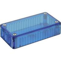 Корпус 100x50x25 мм, материал: поликарбонат, синий, 1 шт Hammond 1591 ATBU