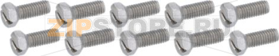 KIT VITE INOX M6 LT=20 + TC DOCCIA 10 Pz 
