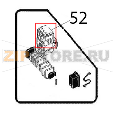 Relay Angelo Po FC241G Relay Angelo Po FC241GЗапчасть на деталировке под номером: 52