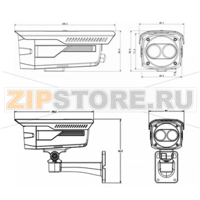Видеокамера Dahua HAC-HFW2200B 