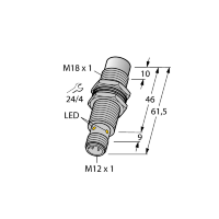 Датчик индуктивный Turck NI15U-EM18MWD-VP6X-H1141