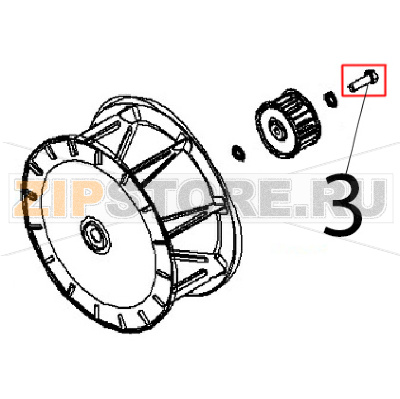 Vite TE M10x35 Angelo Po BX61E Vite TE M10x35 Angelo Po BX61EЗапчасть на деталировке под номером: 3