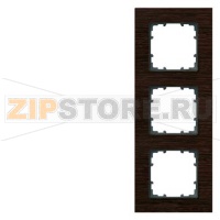 DELTA MIRO ДЕРЕВО ВЕНГЕ РАМКА 3-МЕСТНАЯ Siemens 5TG1103-0