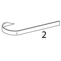 Trim band black KitchenAid 5K45SSEWH