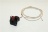 PRESA PANNELLO JACK NERO 6,3 MM CABLATO