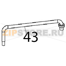 Tubo entrata H2O comp. Angelo Po BX61E Tubo entrata H2O comp. Angelo Po BX61EЗапчасть на деталировке под номером: 43