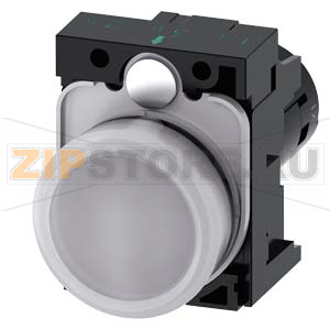 СВЕТОВОЙ ИНДИКАТОР КОМПАКТНЫЙ, 22MM, КРУГЛ., ПЛАСТИК, РАССЕИВАТЕЛЬ БЕЛЫЙ МАТОВЫЙ, С ДЕРЖАТЕЛЕМ, НОМ. НАПРЯЖЕНИЕ 110В АС, ВИНТОВЫЕ КЛЕММЫ, С ГРАВИРОВКОЙ ЛАЗЕРОМ, НОМЕРА СИМВОЛОВ В СООТВ. С  ISO7000 ИЛИ IEC60417 Siemens 3SU1201-6AC60-1AA0-Z&amp;nbsp;Y13 
