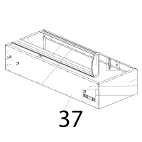 Панель фронтальная с подсветкой Polair DM110Sd-S