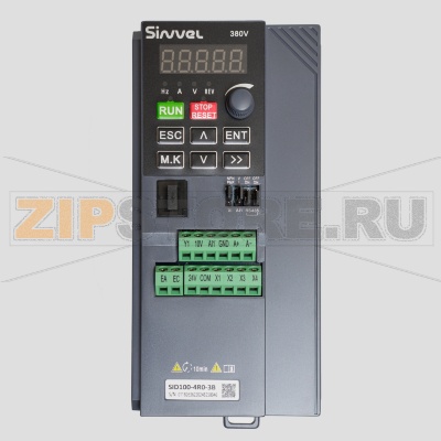 Преобразователь частоты 4 кВт, 3 фазы, 380 В, тормозной модуль Sinvel SID100-4R0-3B 