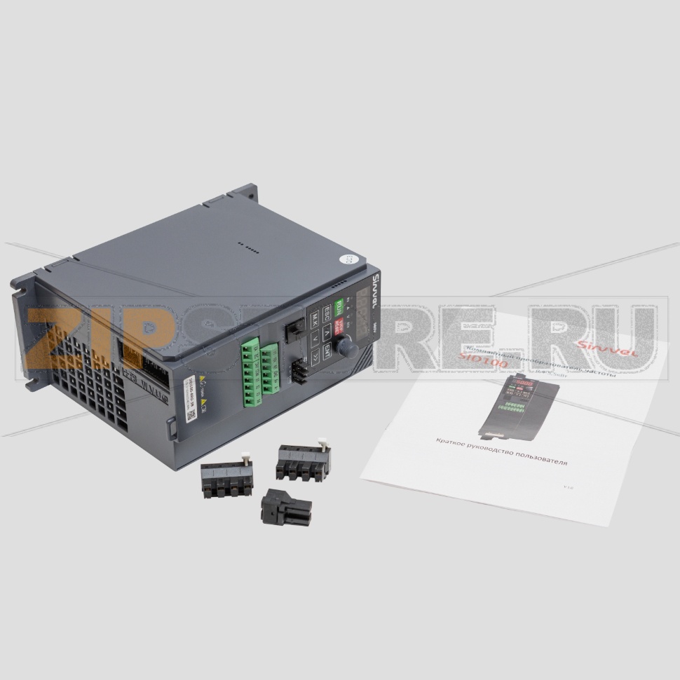 Преобразователь частоты 4 кВт, 3 фазы, 380 В, тормозной модуль Sinvel SID100-4R0-3B 