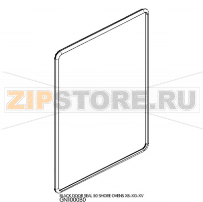 Black door seal 50 shore ovens XB-XG-XV Unox XB 803 Black door seal 50 shore ovens XB-XG-XV Unox XB 803Запчасть на деталировке под номером: 45Название запчасти на английском языке: Black door seal 50 shore ovens XB-XG-XV Unox XB 803