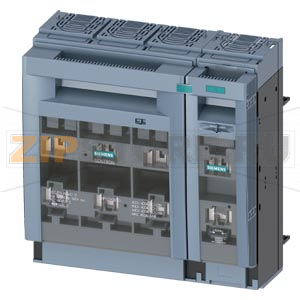 SENTRON, предохр. выключ. разъединитель 3NP1, 4-пол., NH2, 400 A, для 60mm 8US системы шин, плоская клемма, cover level 32/70mm Siemens 3NP1154-1BC10 